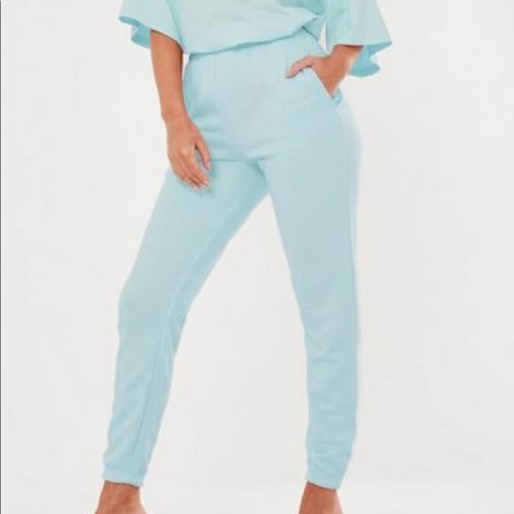 blue basic missguided joggers - Picture 6 of 8